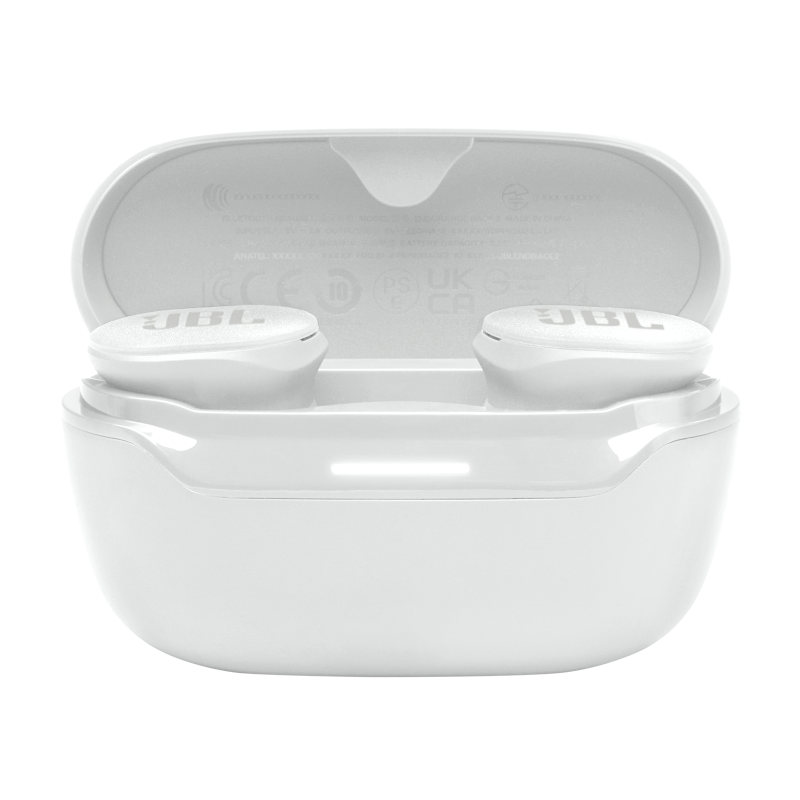 AUDÍFONOS INALÁMBRICOS JBL ENDURANCE RACE 2 CON TRUE WIRELESS COLOR BLANCO ENDURACE2WHTAM